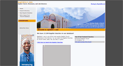 Desktop Screenshot of baptist411.com